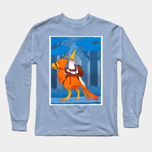 Wizard on a Terror Bird Long Sleeve T-Shirt